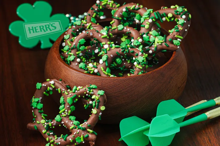 Herr's Chocolate-Dipped Pub Style Sourdough Pretzels
