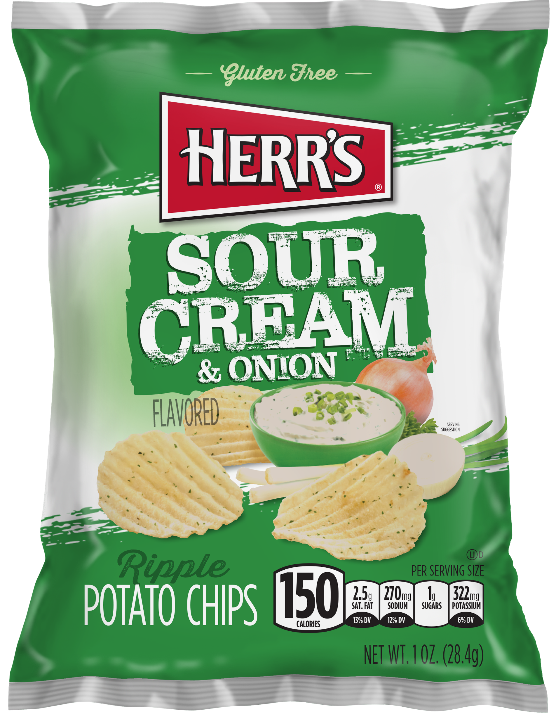 Sour Cream Onion Potato Chips Herr S