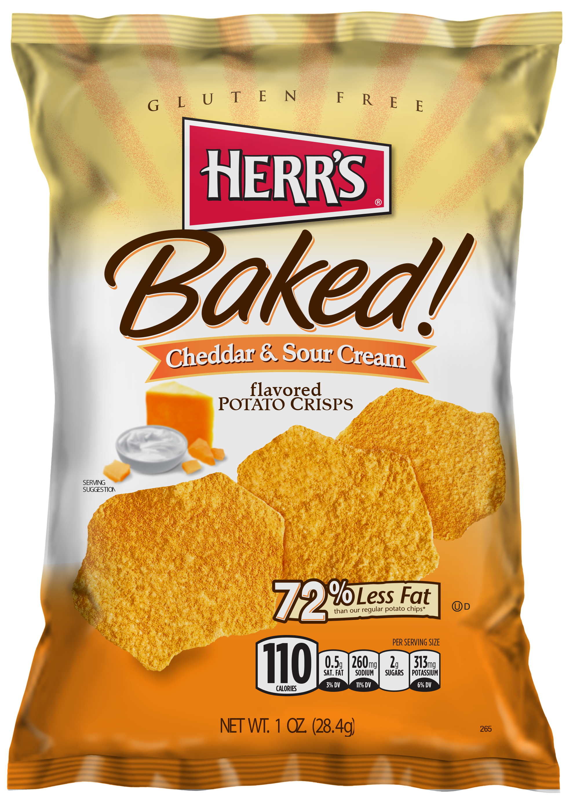 Cheddar Sour Cream Baked Potato Crisps Herr S