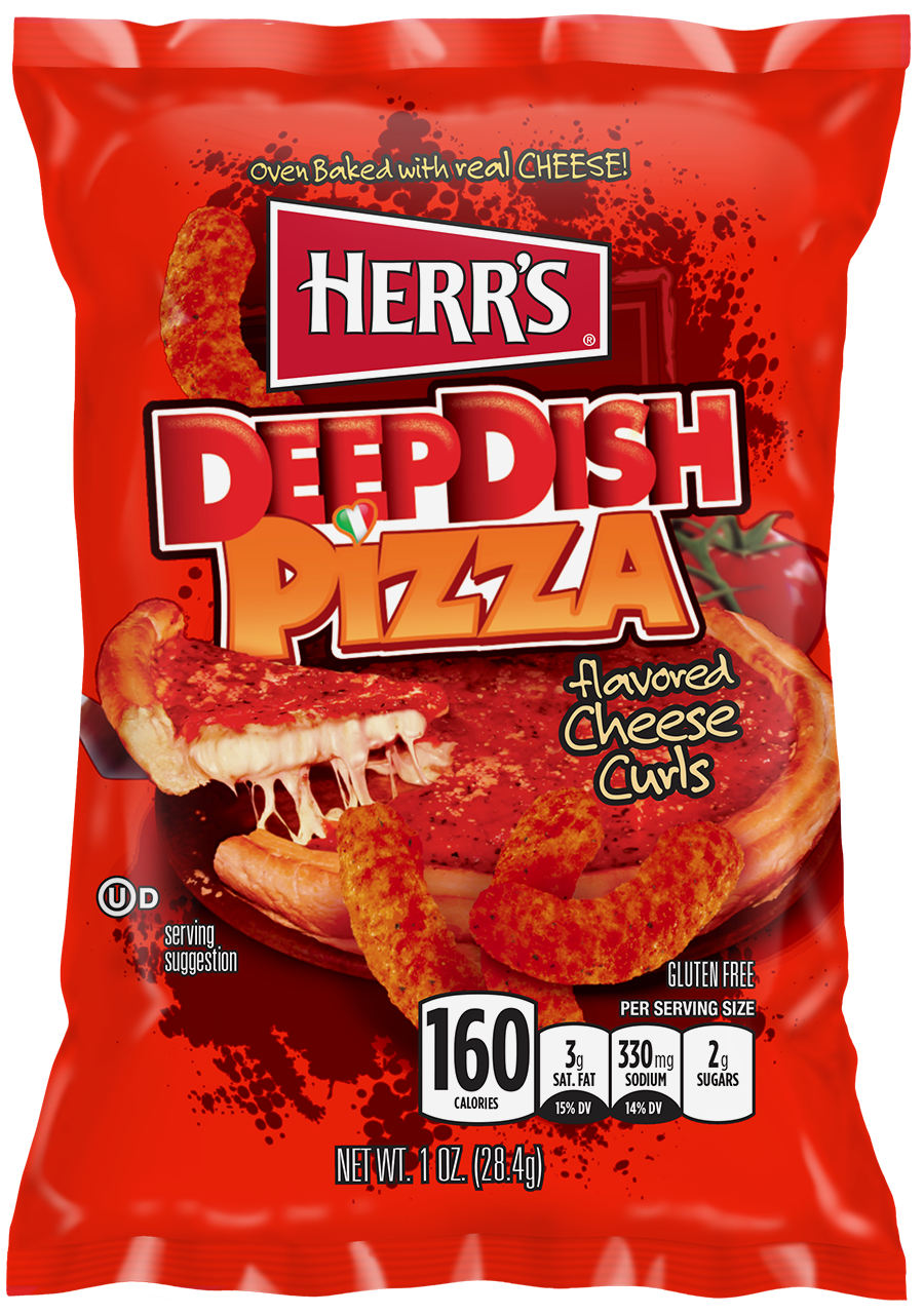 Deep Dish Pizza Cheese Curls Herr S