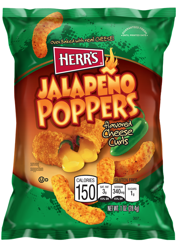 Jalapeno Popper Cheese Curls Herr S