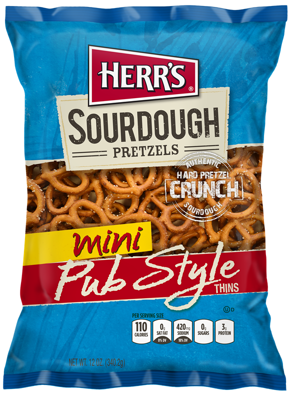 Pub Style Sourdough Mini Pretzels | Herr's