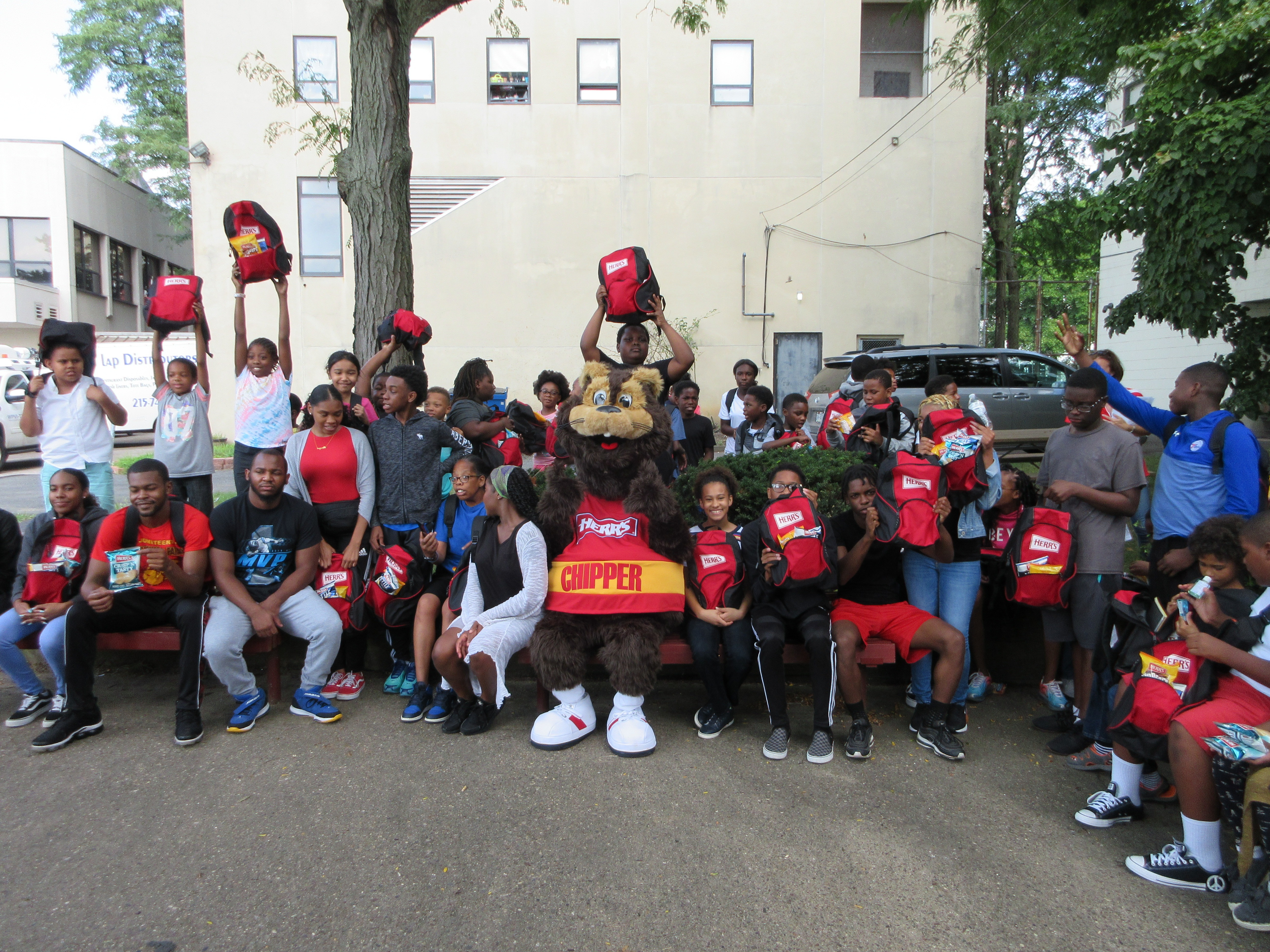 Herr's donates to the Salvation Army Back to School Program