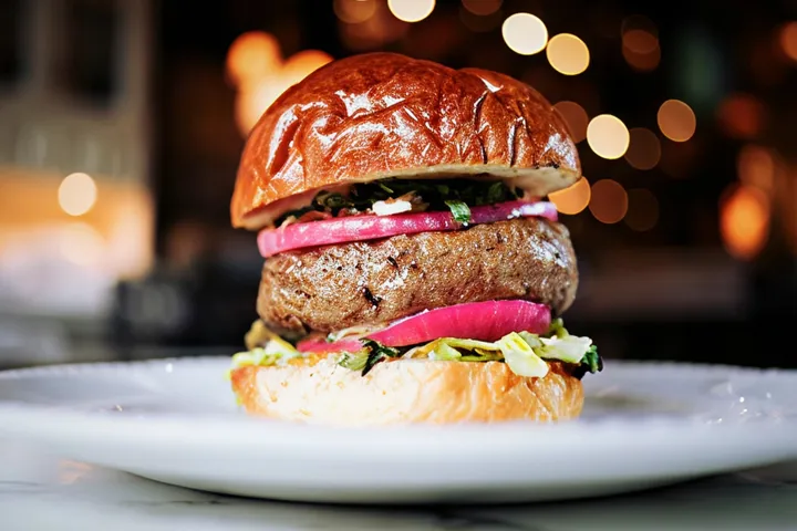Herr's Bodacious BBQ Potato Chip Burgers