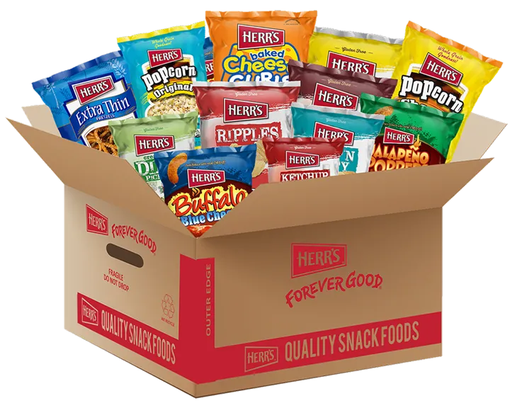 Assorted Bundle Of 1Oz Herrs Snacks 84 Count 4 5